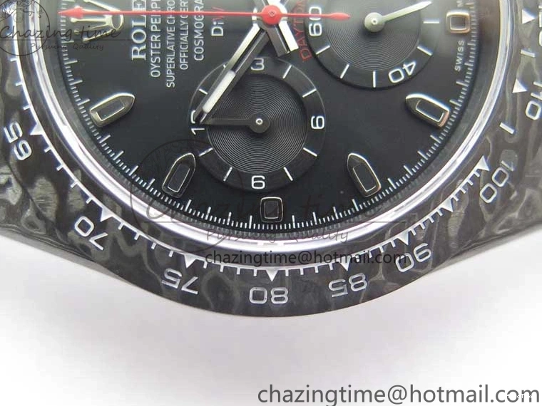 MiroTime 0104 Daytona DIW Carbon Noob 1:1 Best Edition Black Dial on Nylon Strap SA Modern 2611